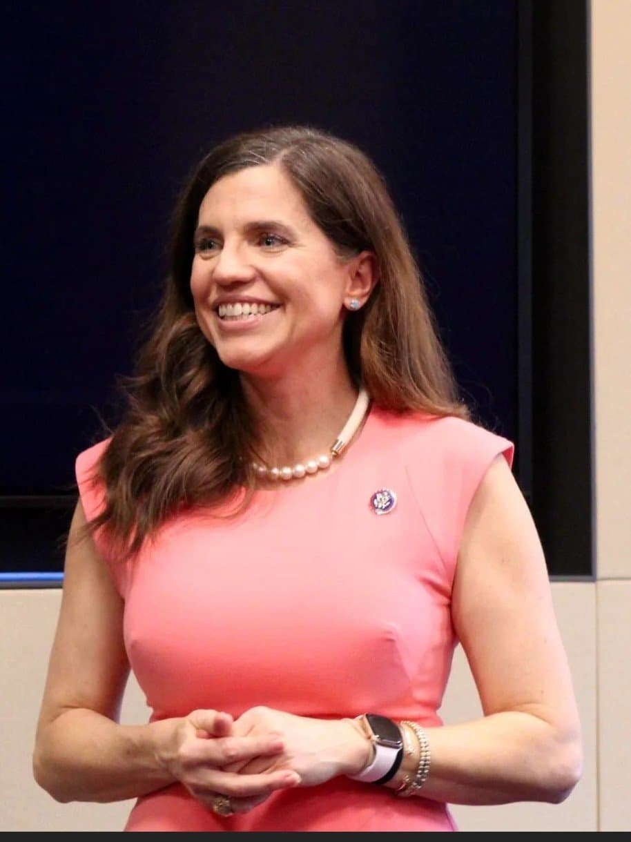 Big titty politician Nancy Mace is a slutty milf.  She needs a cock in her whore big mouth.