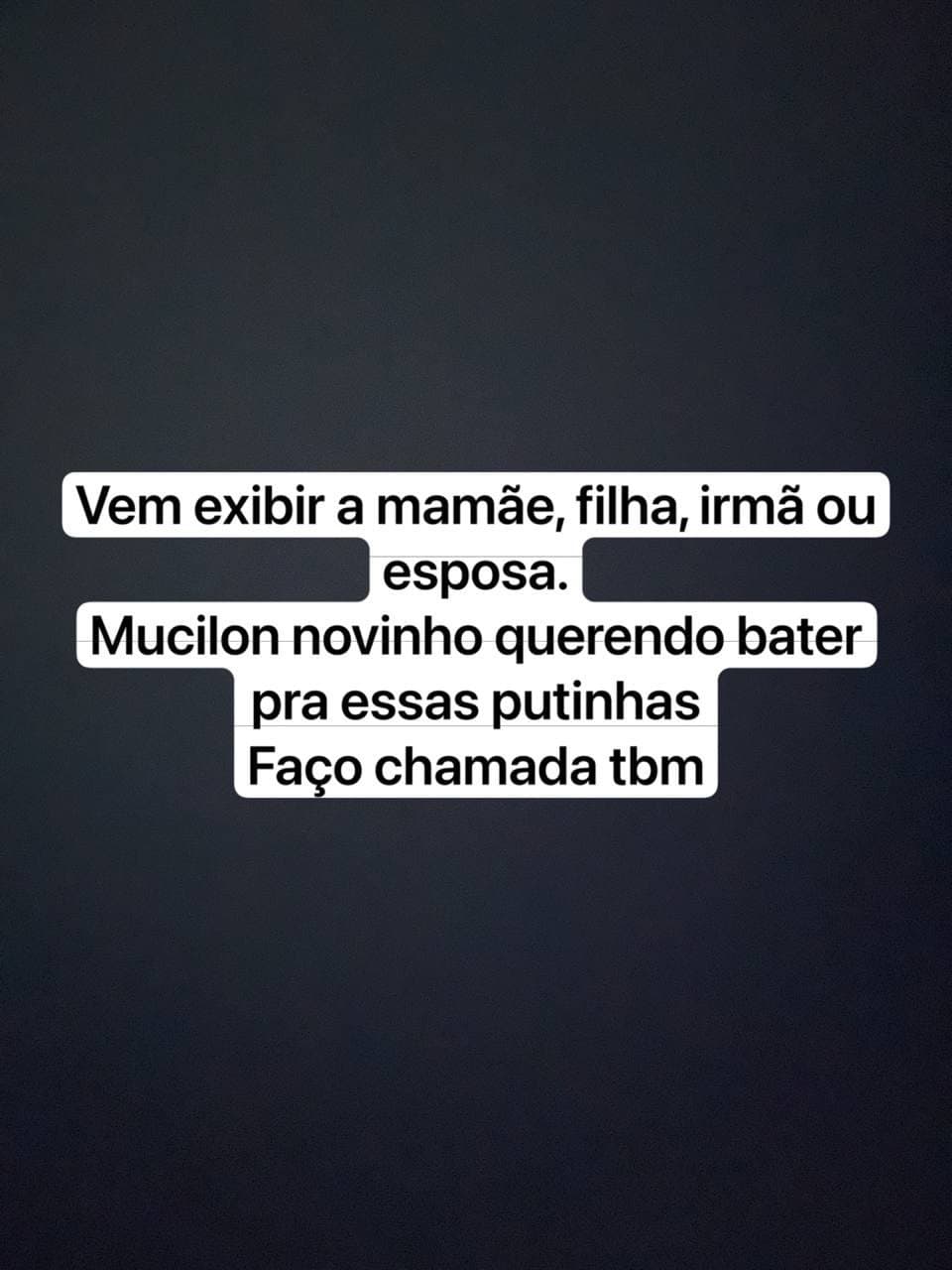 Mensagem via direct !!!