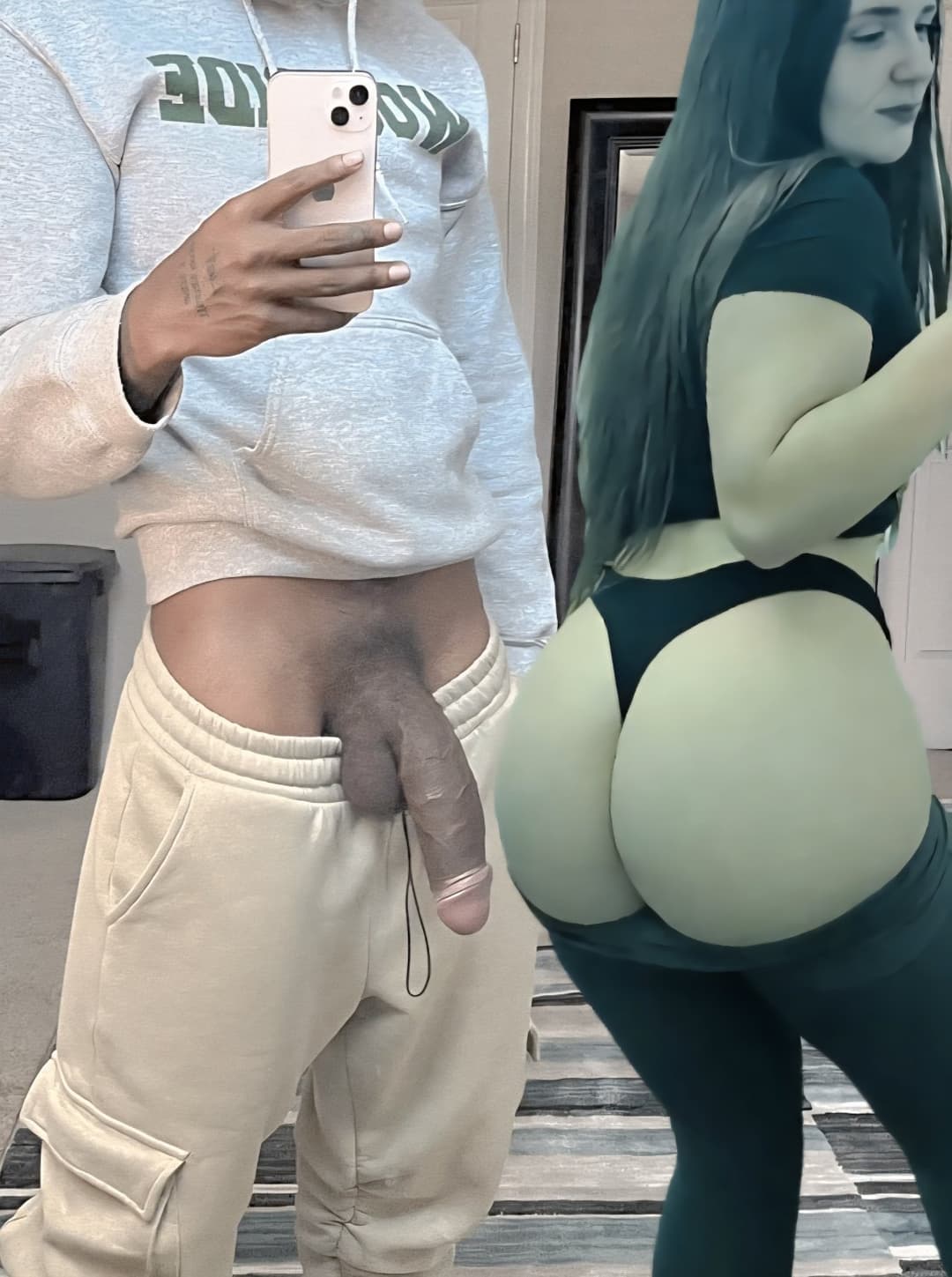 Wife niki loves black nigger thug cock in her pink Irish ginger pussy