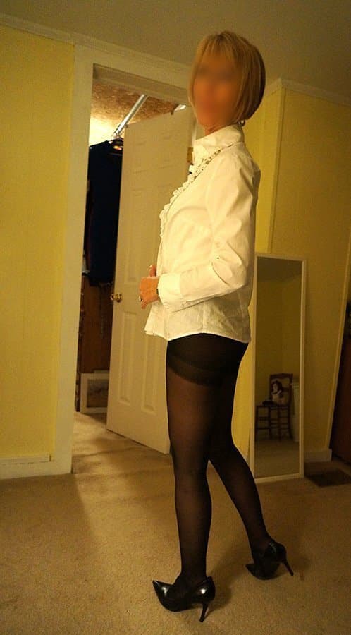 Wife in Black Pantyhose - [kik] timzbo010