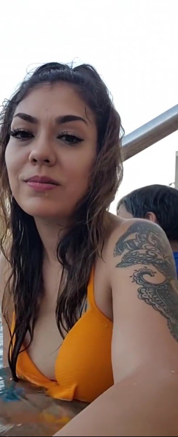 Sexy TikTok Latina loves to show her feet and body, please feel free to use her for AI porn.