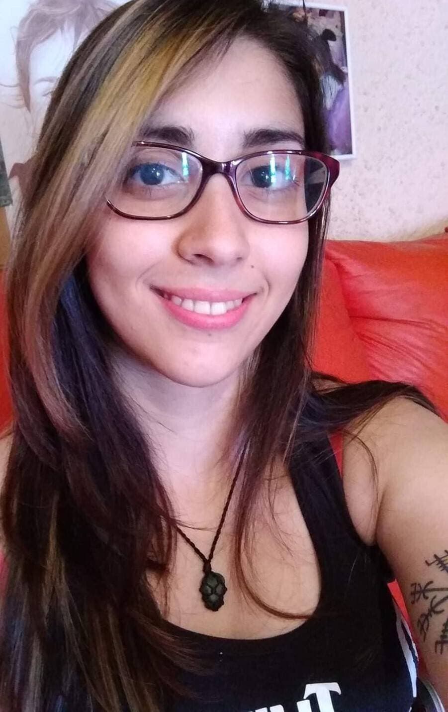 Nerdy girl glasses hot