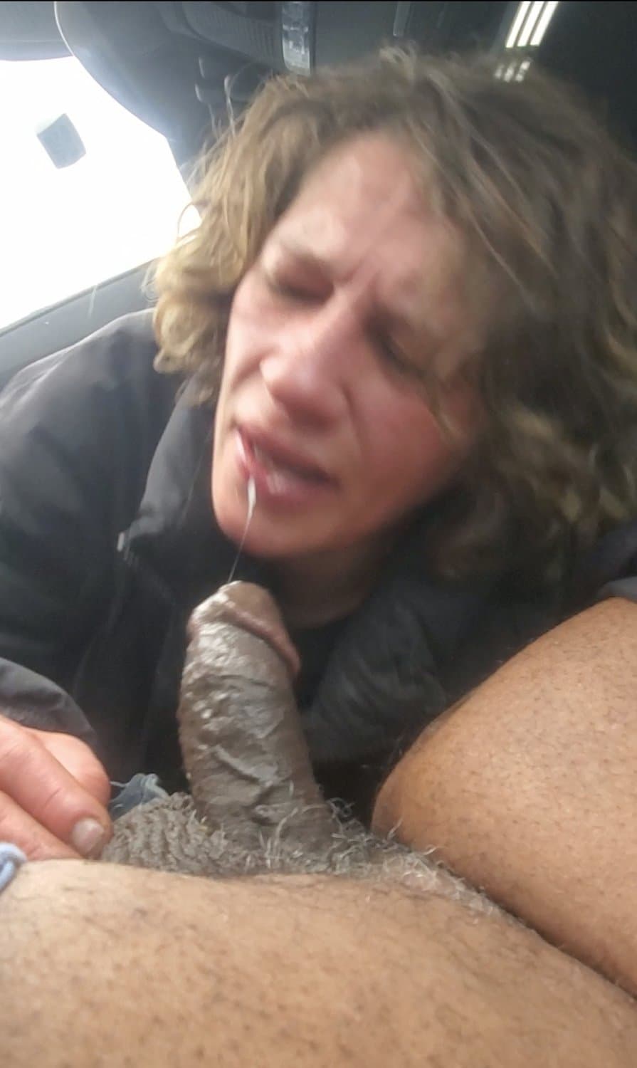 Cum blast made hooker fart