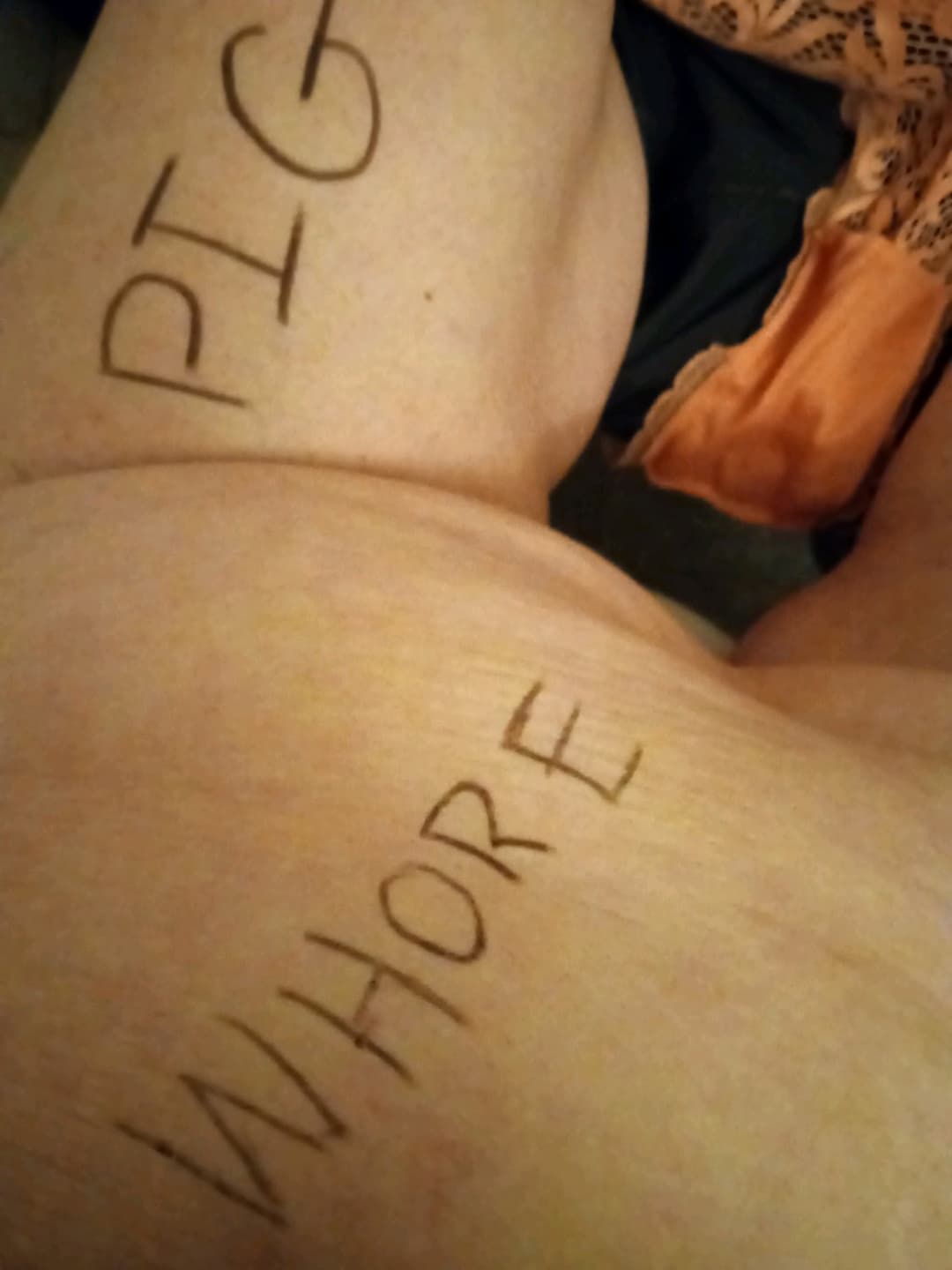 I might be a pig slut bit i own sissy cuck send me cock pics and humiliate my fag and me