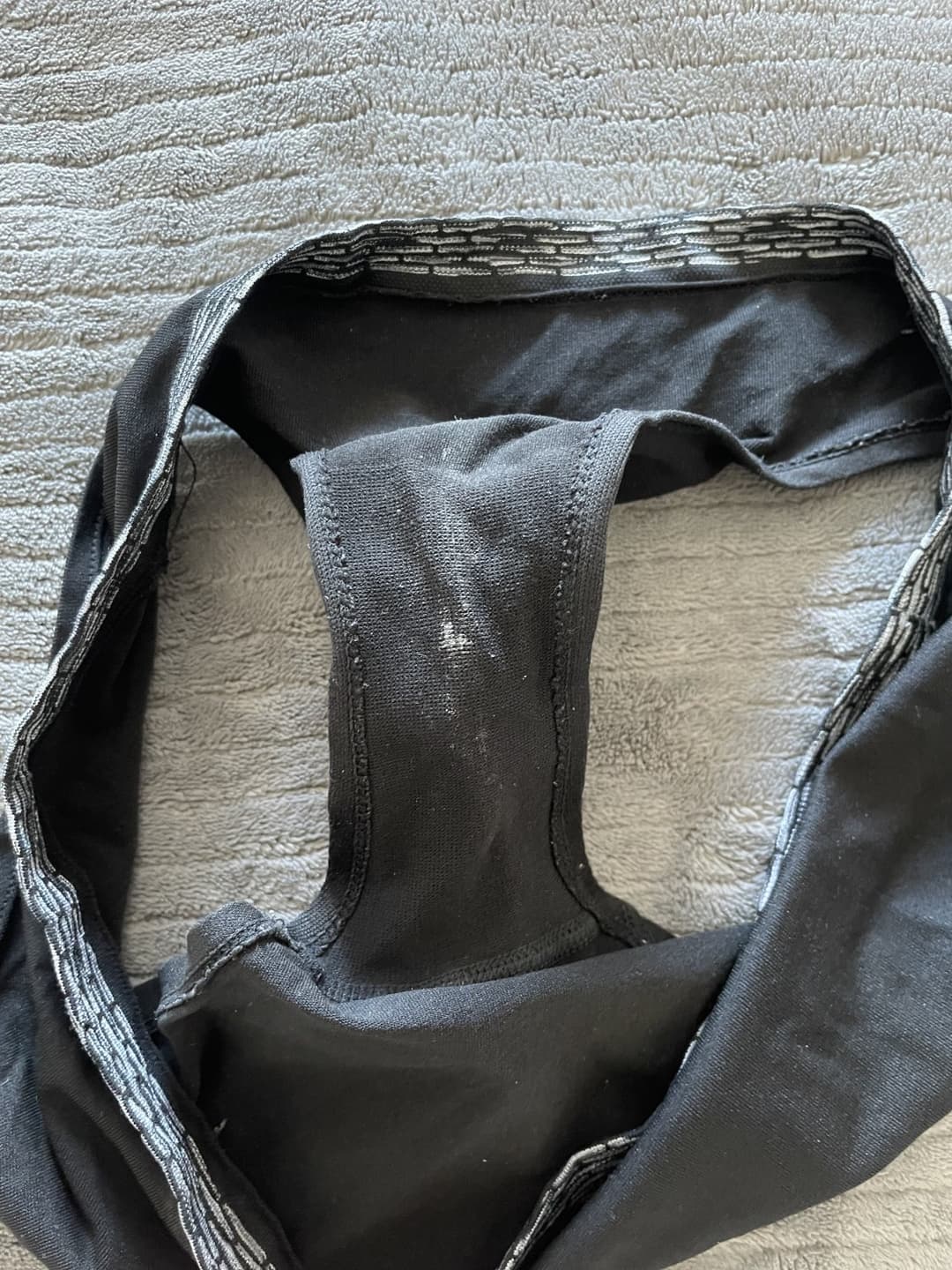 Creepshots of Latina my big sister and her panties & bra