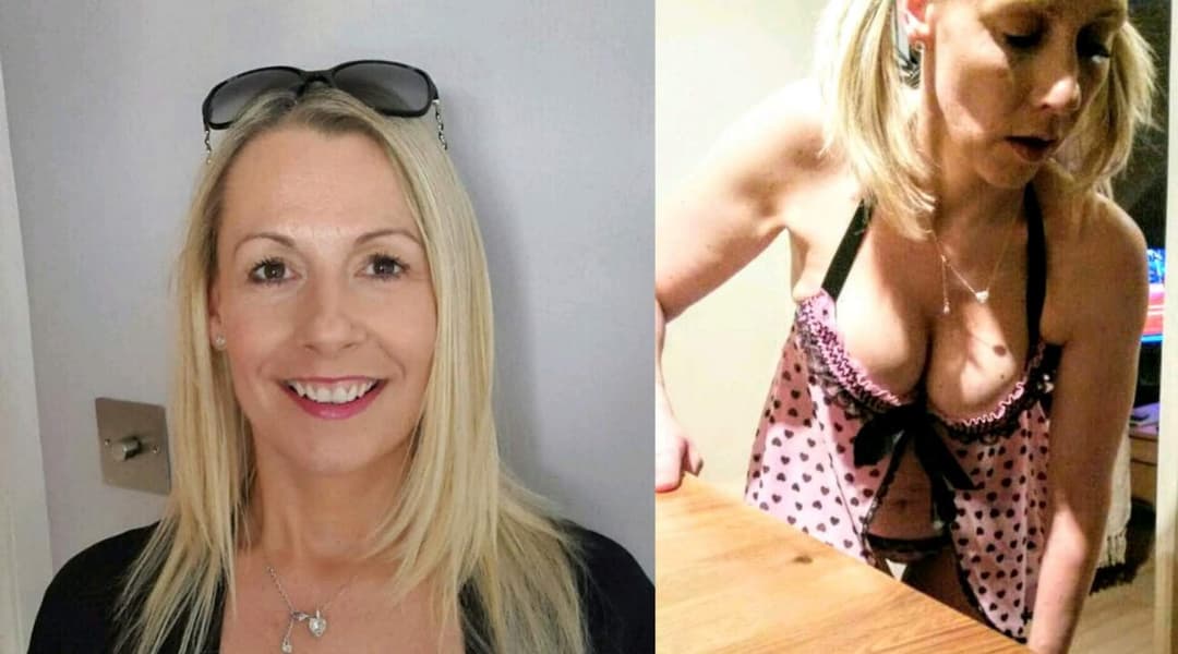 Mature Chubby UK Blonde With Big Saggy Tits