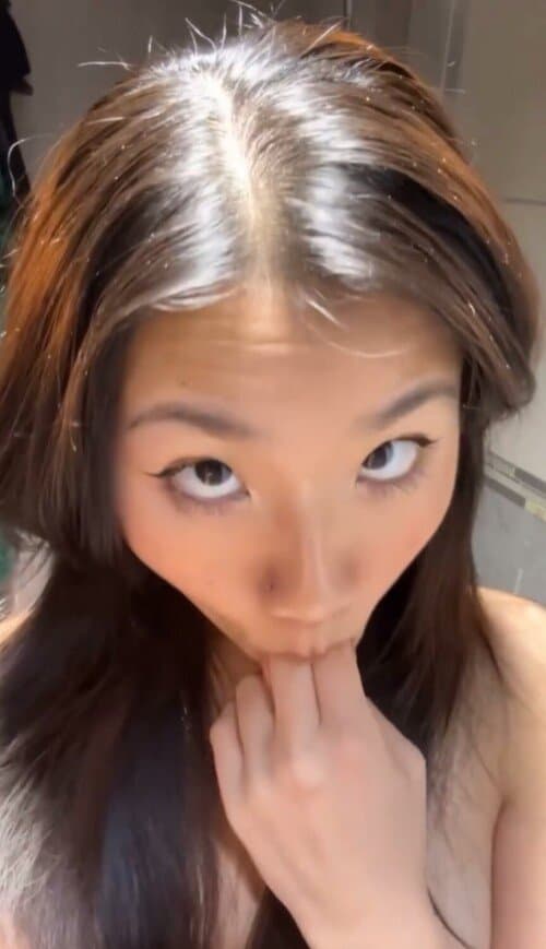 18yr ABG Asian Teen TikTok Goon Slut LEAKED! Perfect set of juicy teen tits and Ahegao face! Nudes!!