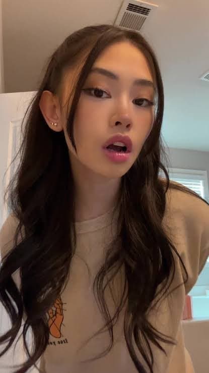 Inked Asian Teen BJ Threesome With BSF