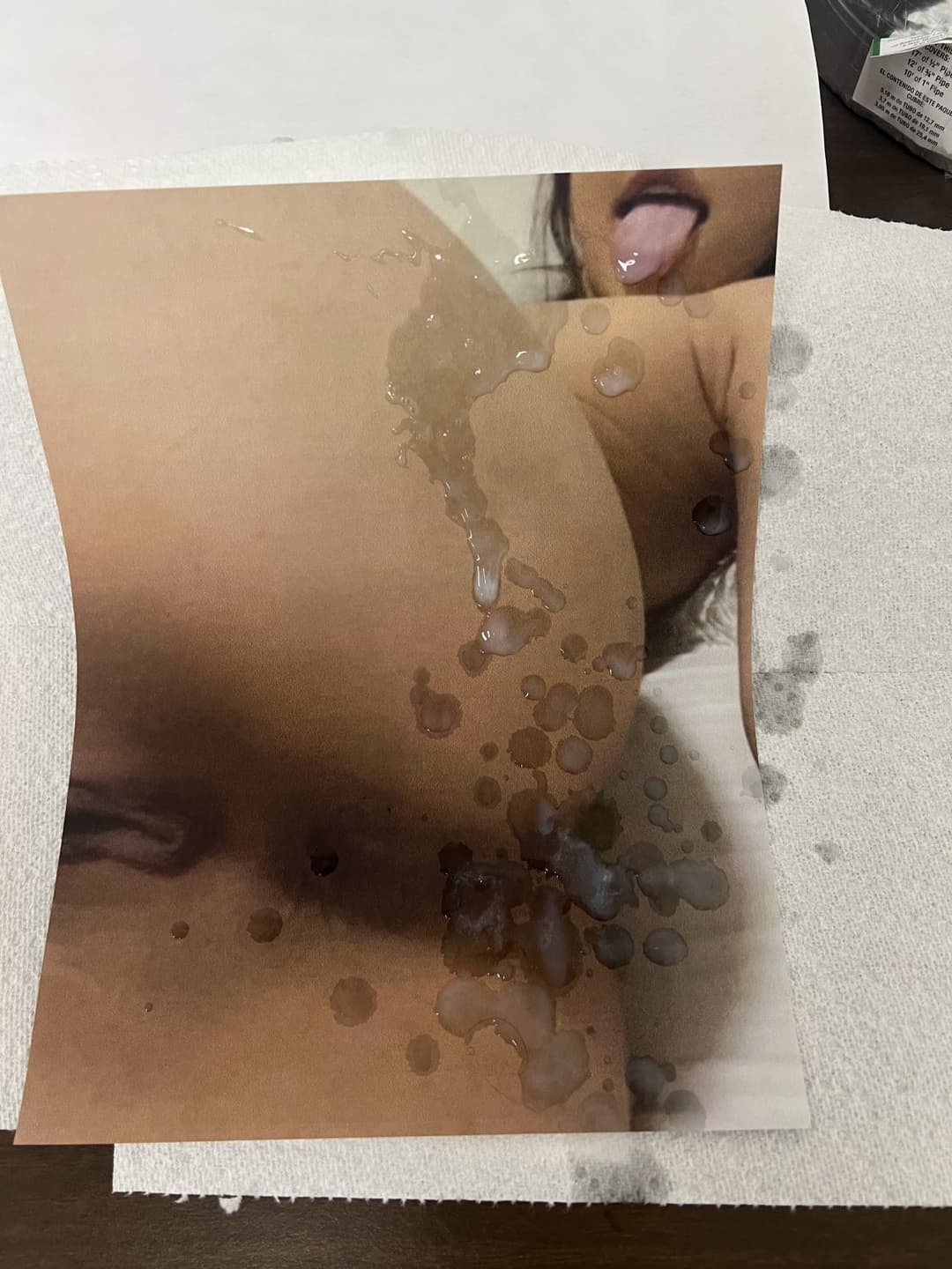 She loved it on her tongue so much she wanted more on her ass this time! (Cum Trib)