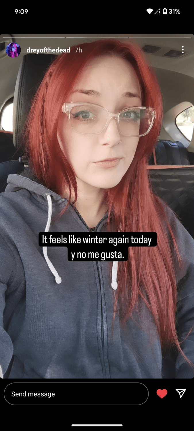 Sexy little Red Head nerdy bitch.