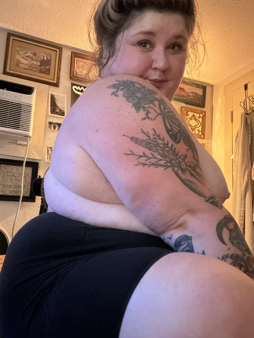 Click to view full size Alicia Is A Growing Girl, Many Calories In Cum, But Just A Fatter Belly Not Bigger Boobs