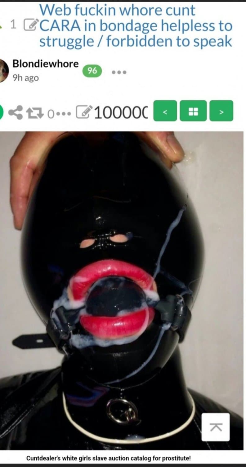 "CARA THE CUNT "!! WHITE CUM ON MY FACE/BLACK CUM IN MY WHORE MOUTH!!