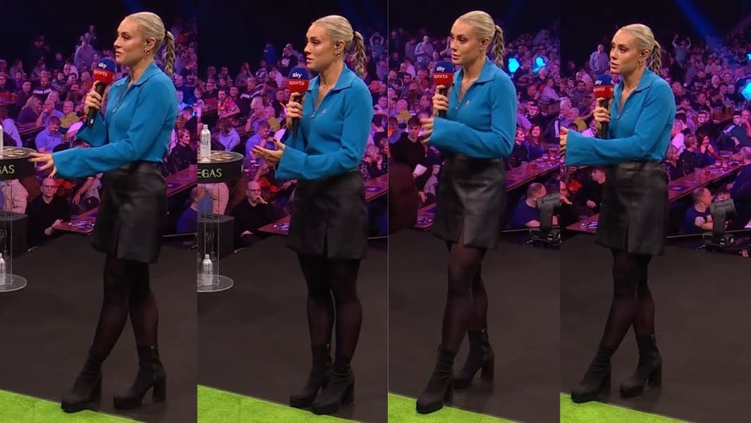 Emma patson ass and tits in black tights