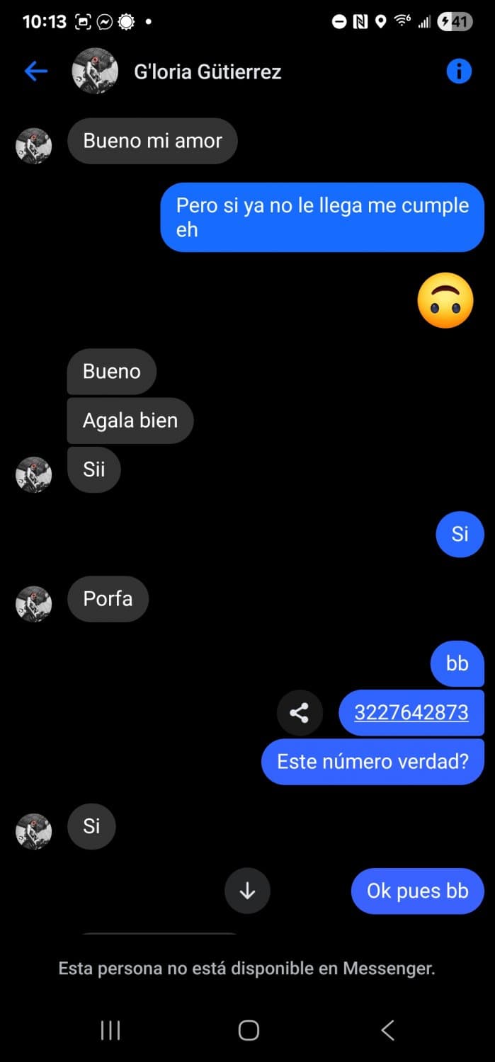 Esta puta pide dinero y recargas, dice que hara cualquier cosa y despues bloquea, lleguenle con todo