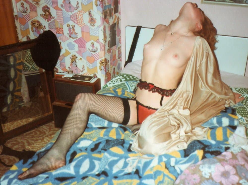 Kathy- Vintage Amateur Redhead/Ginger in Lingerie with Bush