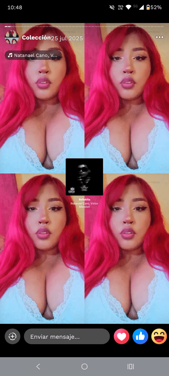 Morena caliente tetona