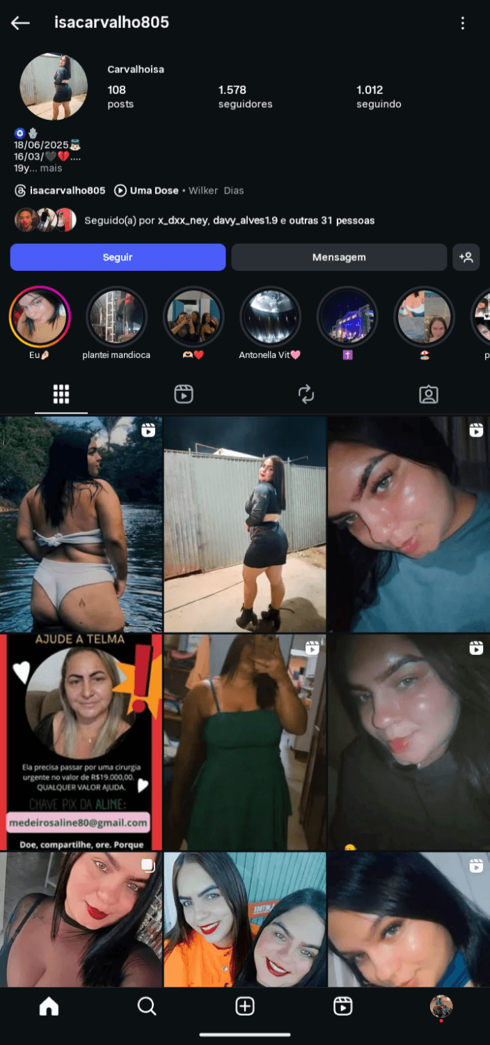 mandou para o ex namorado do Pará. Putinha de Miranorte TO