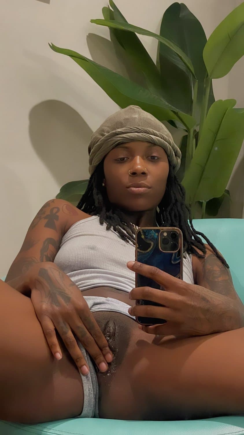 Black dyke stud ebony tomboy Tajee.