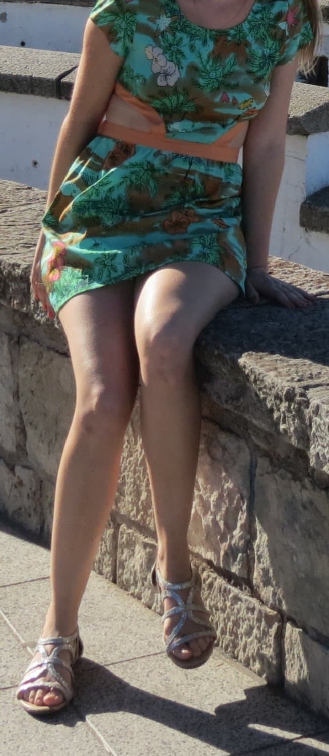 Beautiful feet of Flora