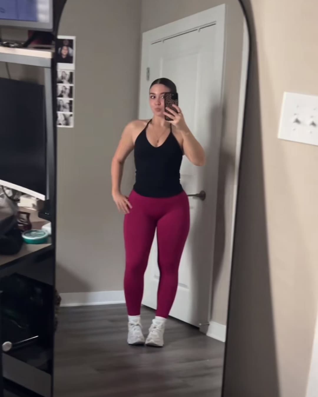 Thick Latina college teasing sexy thick ass-#2