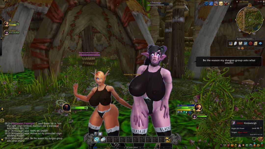 Two Knife Ear Nigger Owned BreedBunnies Milking Two Greasy Ape Sludgeloads.