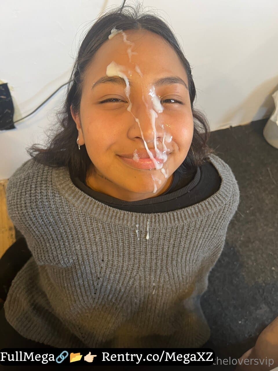 Asian Sloopy bj cuum on face