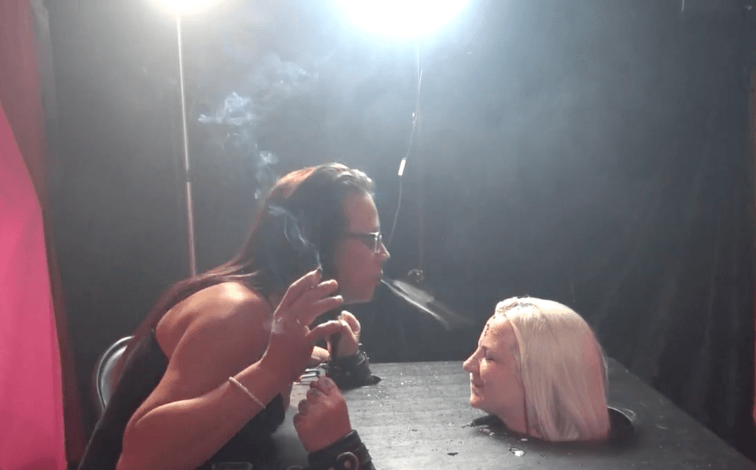 White Bitch is a human Ashtray & Spittoon