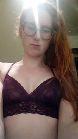 Nerdy Hairy Redhead Slut Lisa Loves Cock