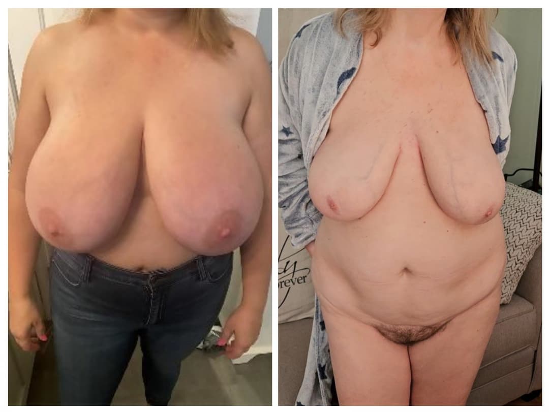 Click to view full size COLLAGE Side by Side BOOB DOMINATION