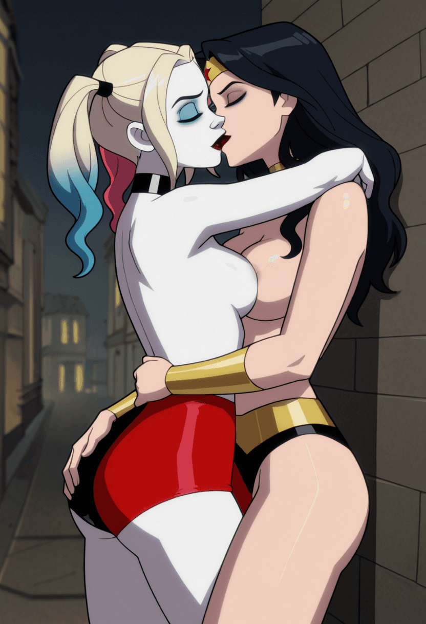 Harley Quinn & Wonder Woman romance set