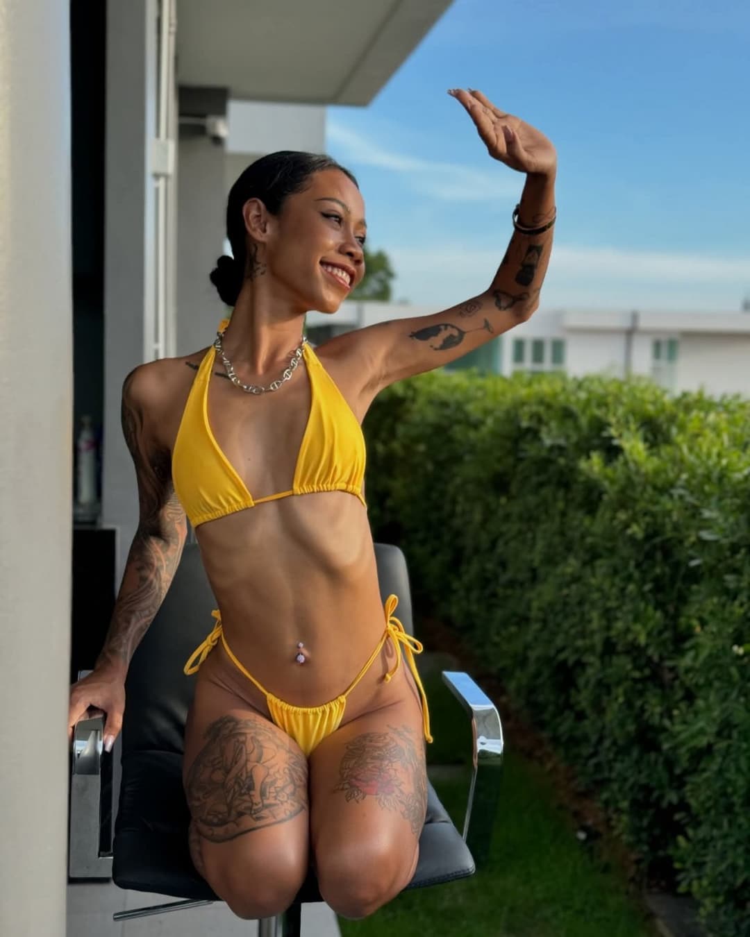 Nice tight body, brown skin asian