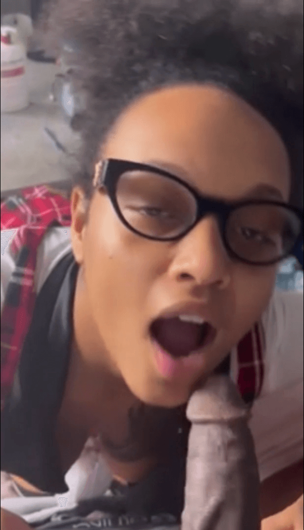 Busty Ebony Hooker Sucks BBC