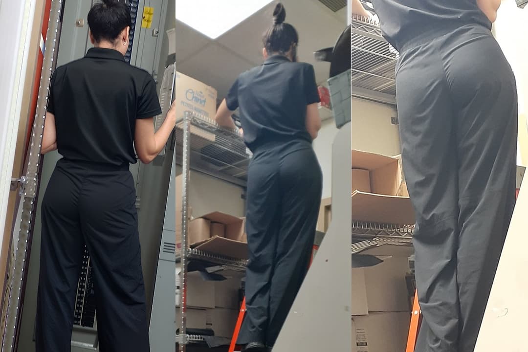 Coworker milf creep