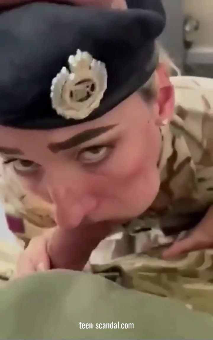 Soldier blowing commander (2)