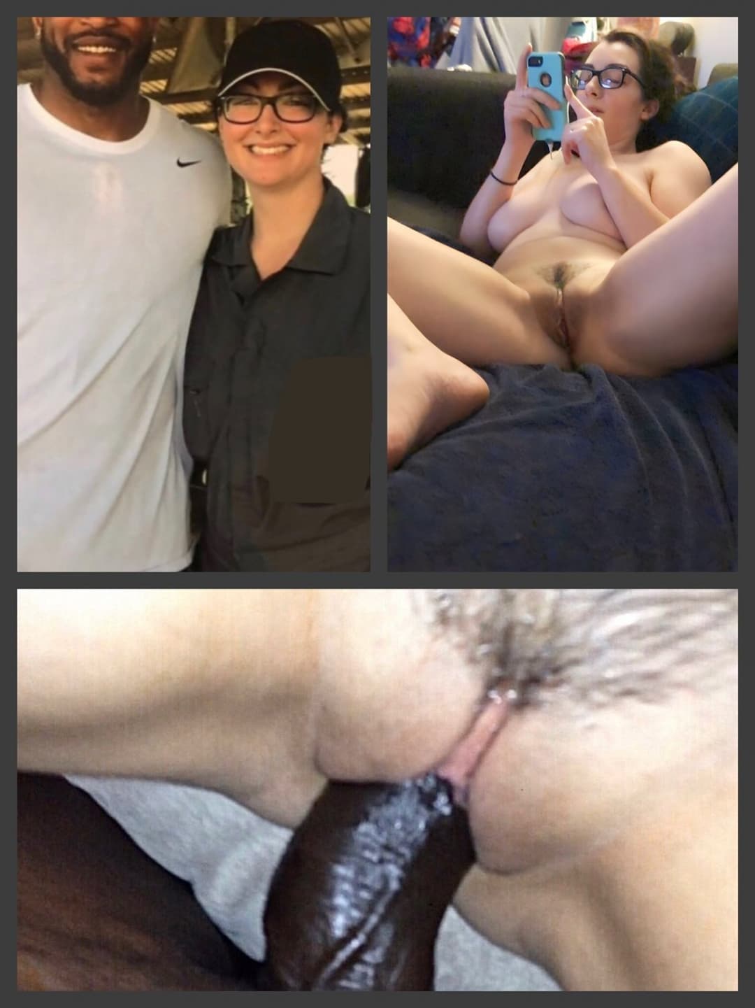 Caught your wife - BBC bull fucks and shares married pussy