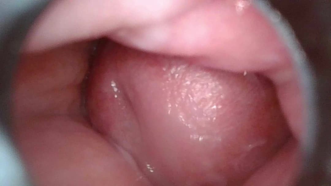 With the endoscope in her vagina, fingered her, licked her, and then insert my penis and cum inside.