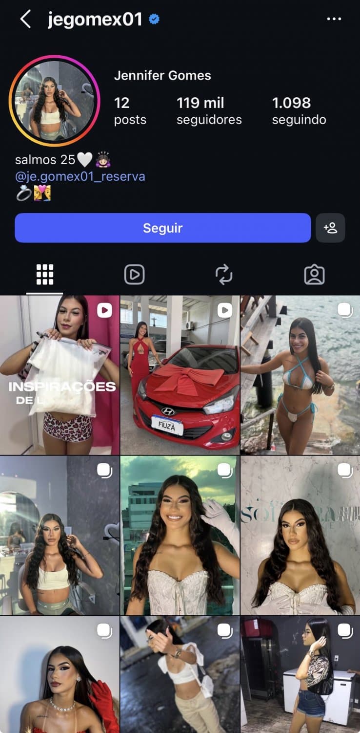 Vazados da novinha Jenifer de Salvador