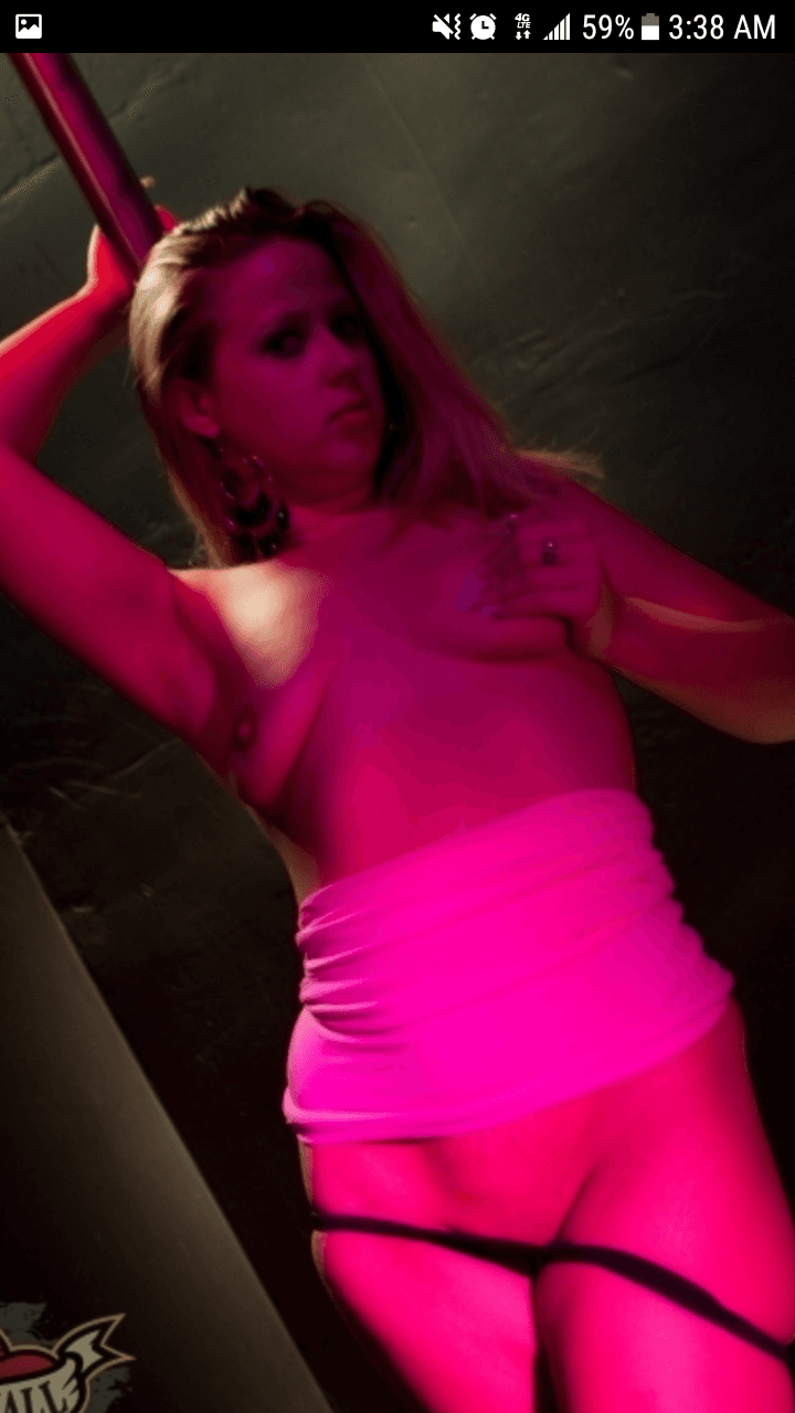 Bridget when she was a stripper