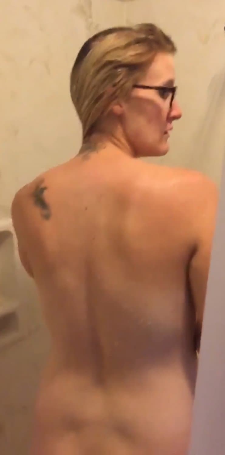 Big Boob Girlfriend Shower Tease