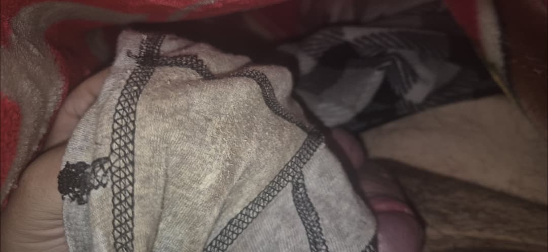 Gay slut is addicted to dirty panties and sucking dick