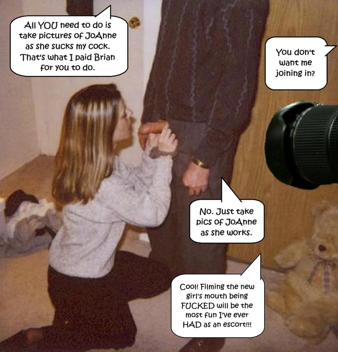 JoAnne Gagen starring in "Gagging the New Girl"