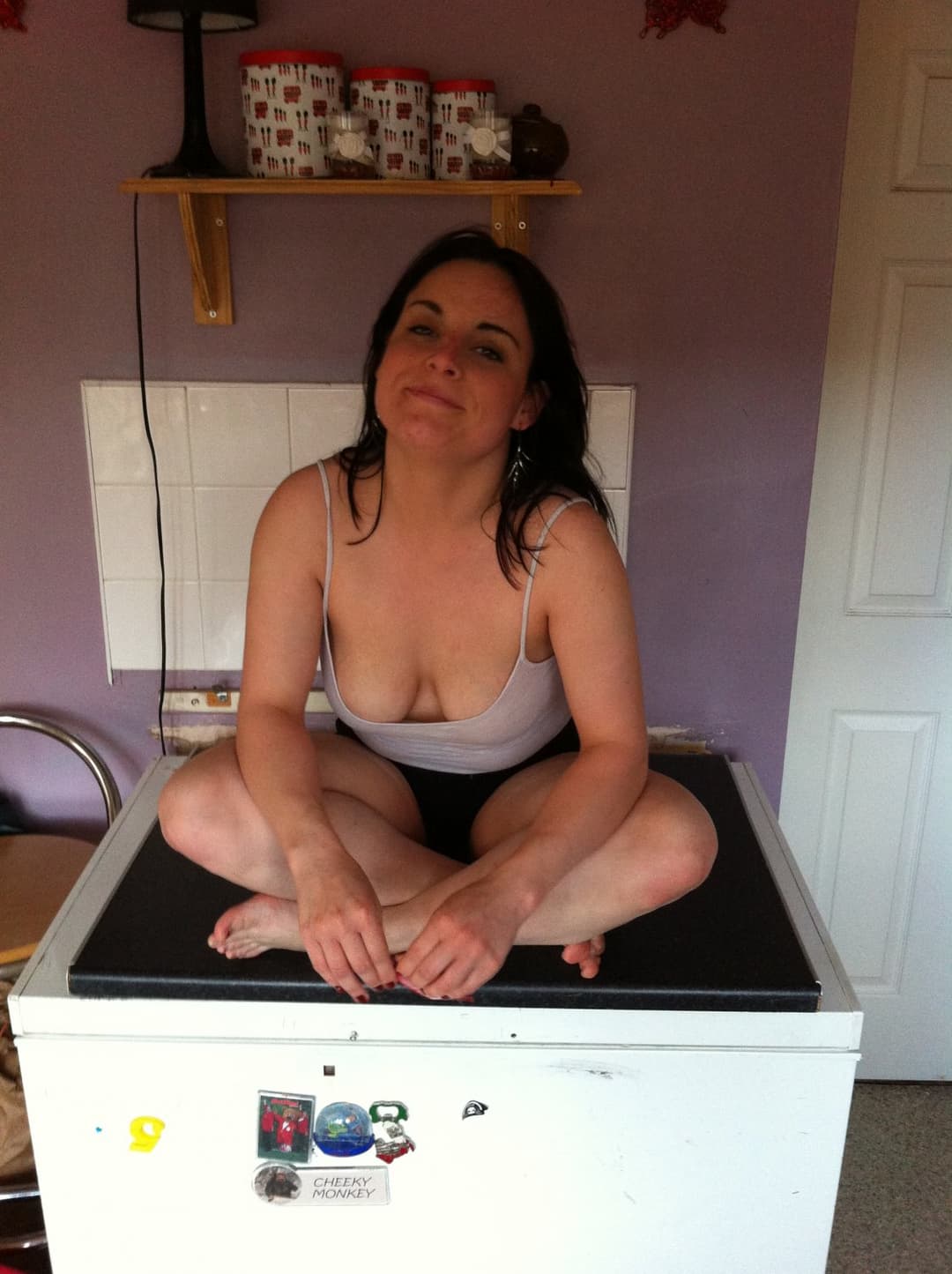 Welsh slut in the kitchen