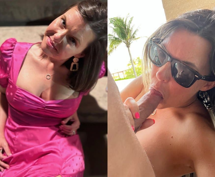 Nicely aged Whore with rebuilt tits and a fluffy cunt