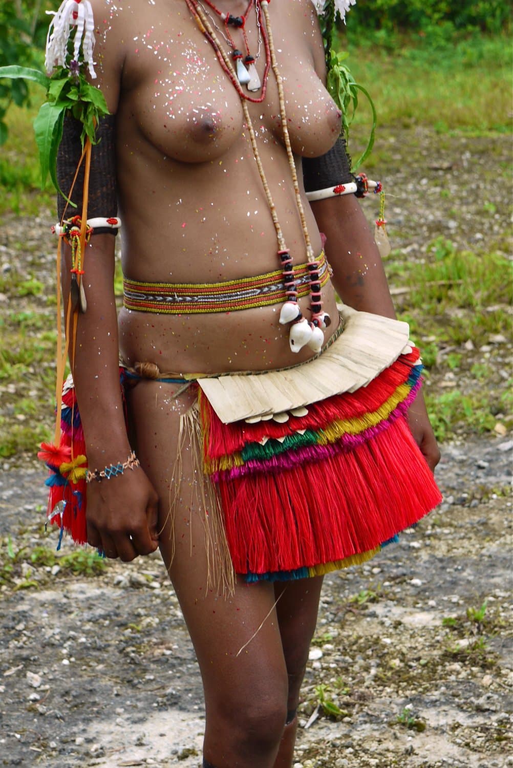 Tribal women celebrate