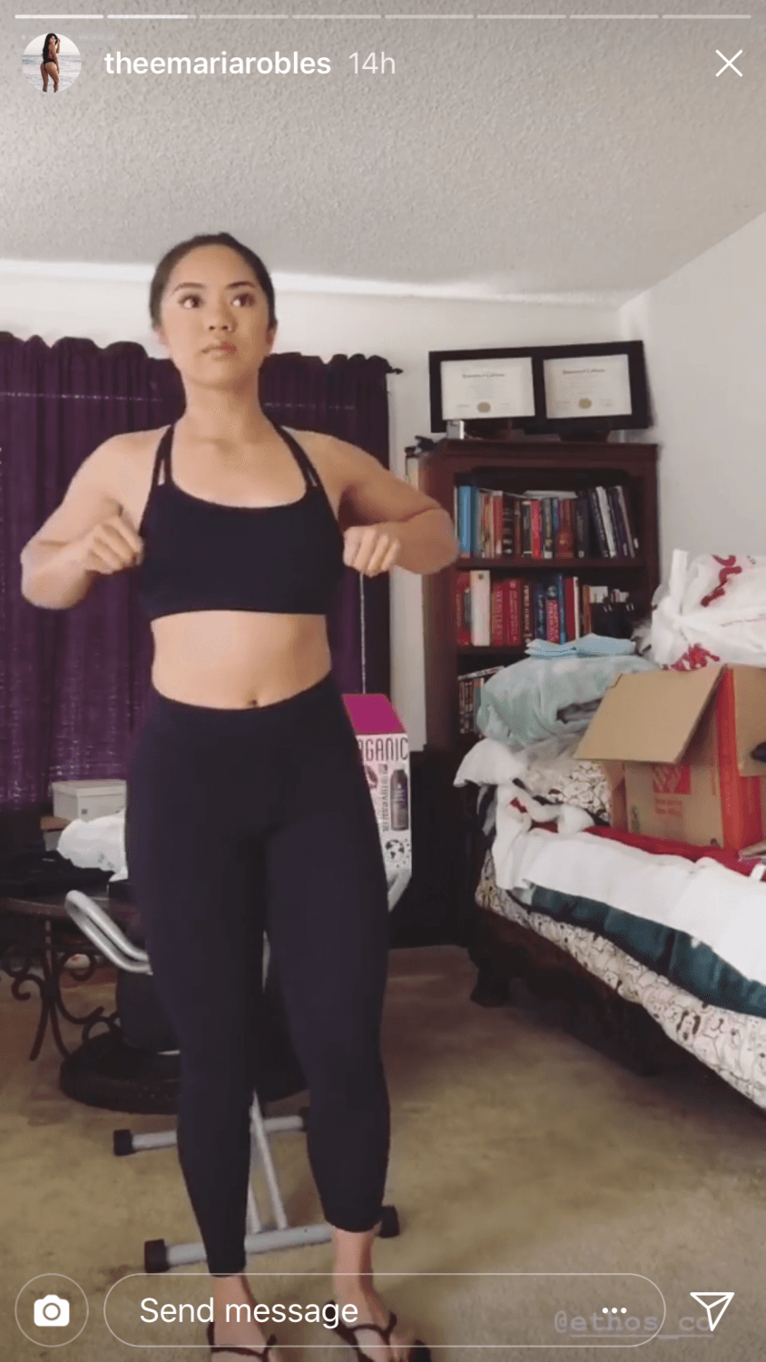 asian fitness model ass feet soles maria robles part two