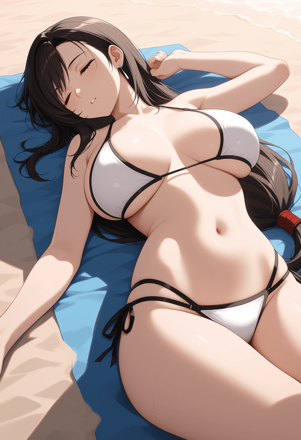 Final Fantasy 7 - Tifa Lockhart - Black & White Bikini