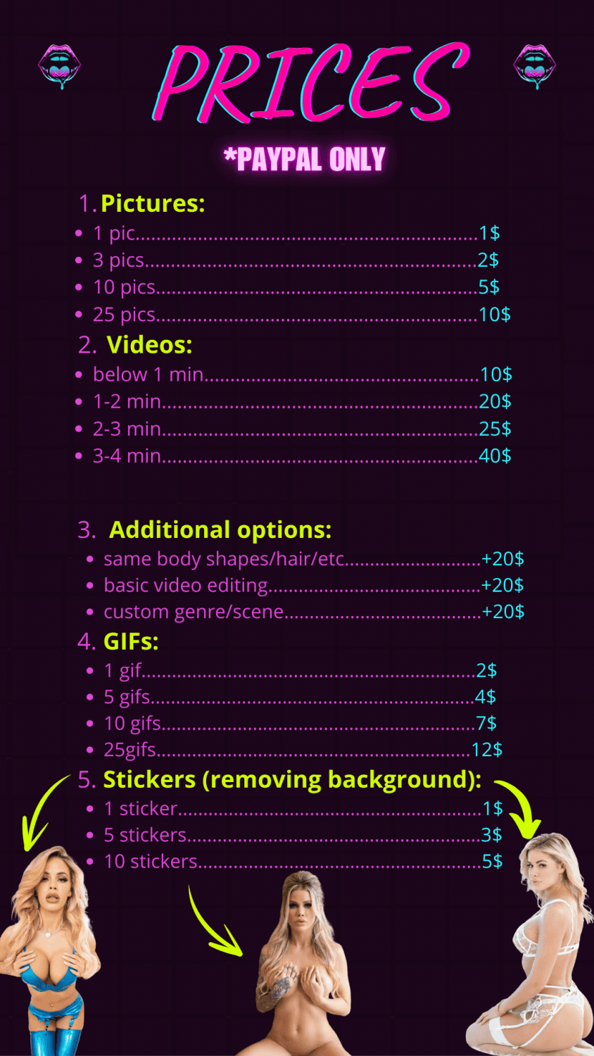 Real amateur babe deepfakes (+originals)