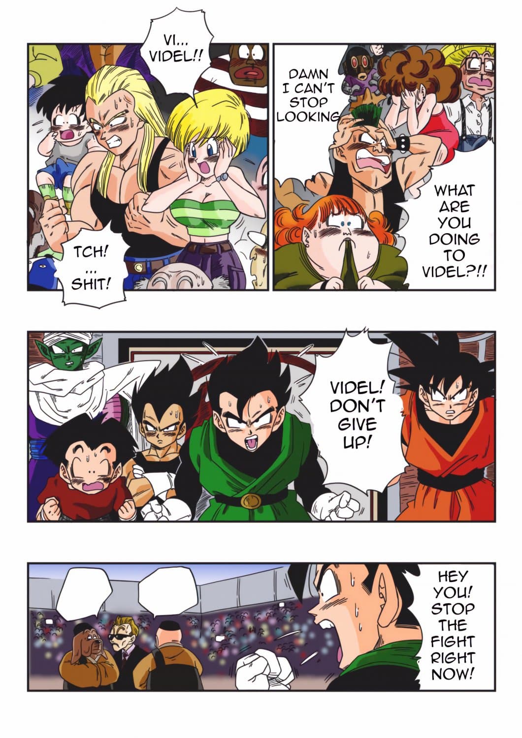 DBZ Hentai Comic Videl vs Spopovich