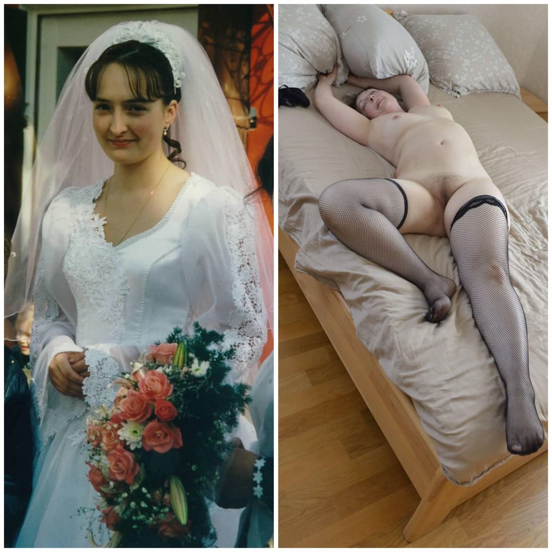 Bride before after