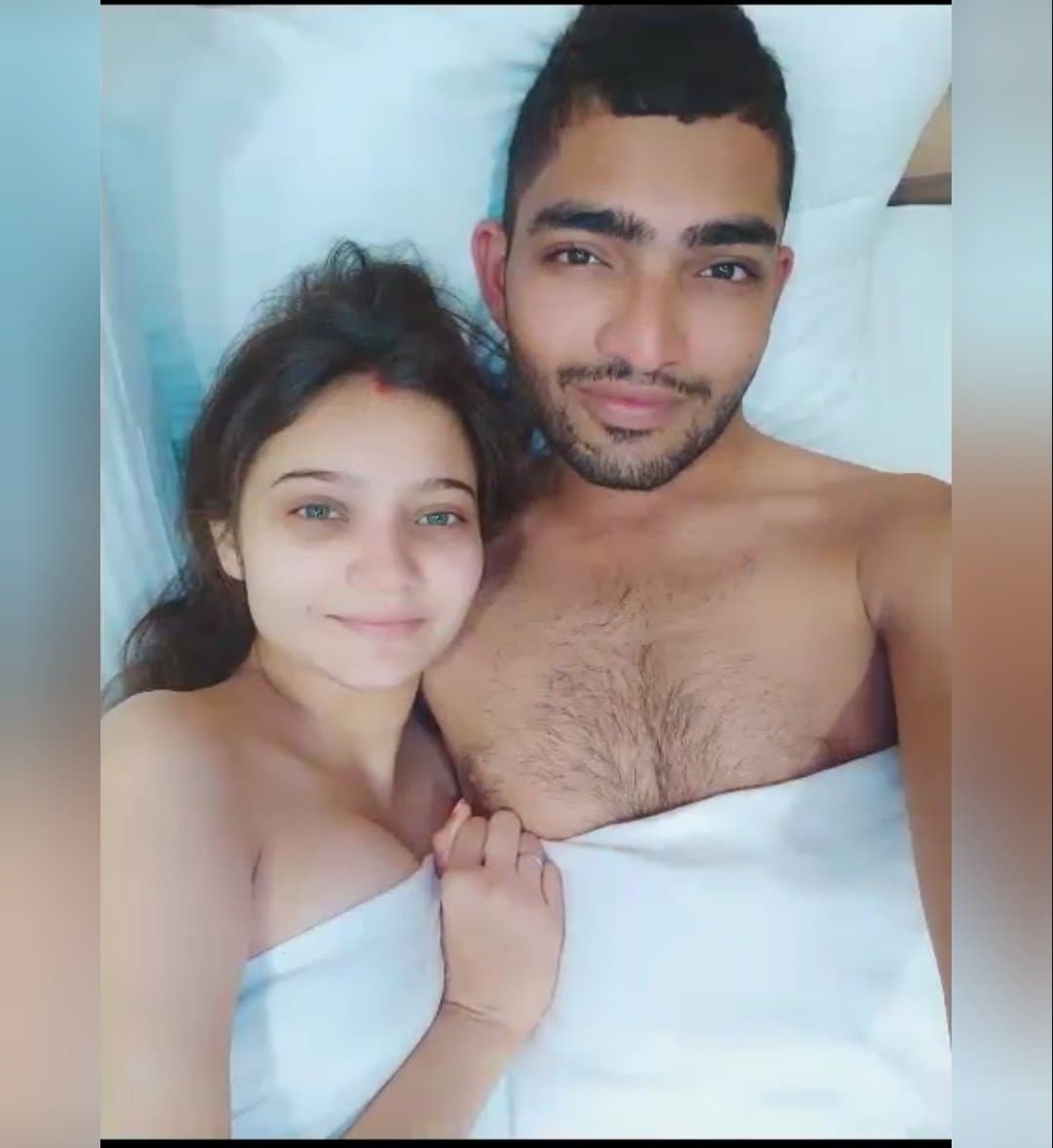 Indian newly married couple